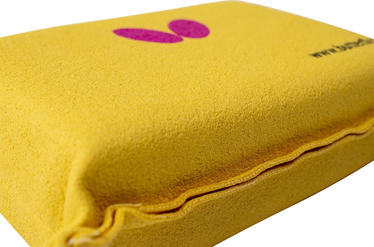 Butterfly Cotton Sponge: Diagonal View